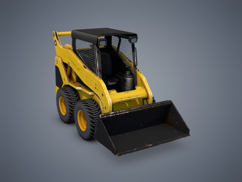Skid-Steer Loader 3Dモデル