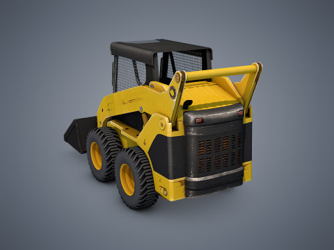 Skid-Steer Loader 3Dモデル