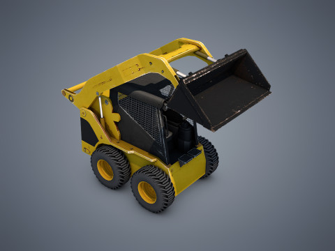 Skid-Steer Loader 3Dモデル