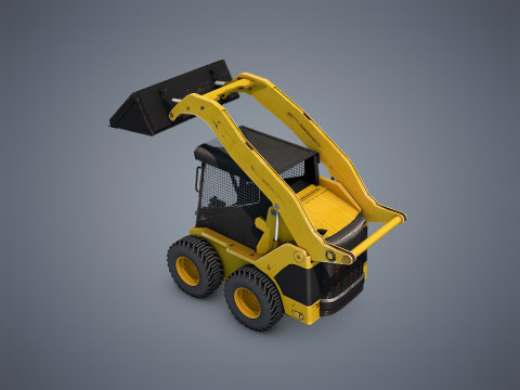 Skid-Steer Loader 3Dモデル