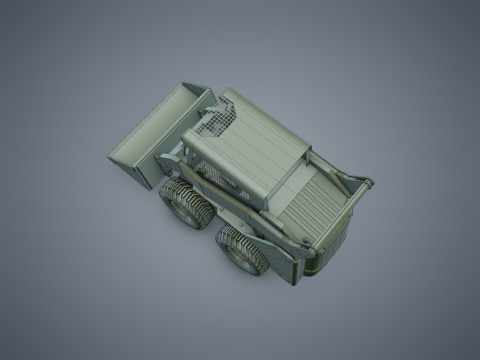 Skid-Steer Loader 3Dモデル
