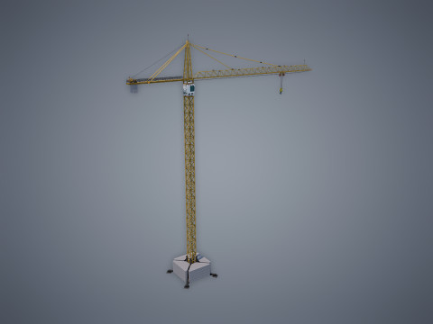Tower Crane 3D मॉडल