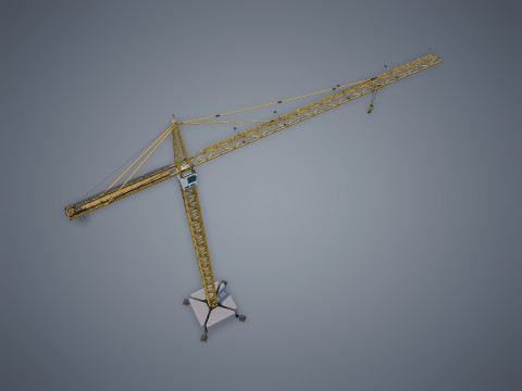 Tower Crane 3D मॉडल