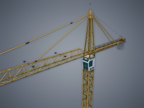 Tower Crane 3D मॉडल