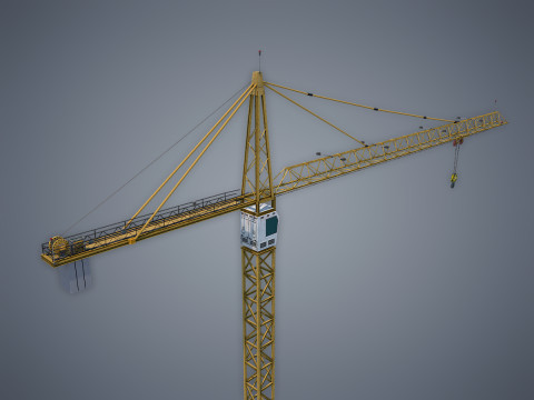 Tower Crane 3D मॉडल