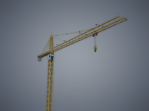 Tower Crane 3D मॉडल