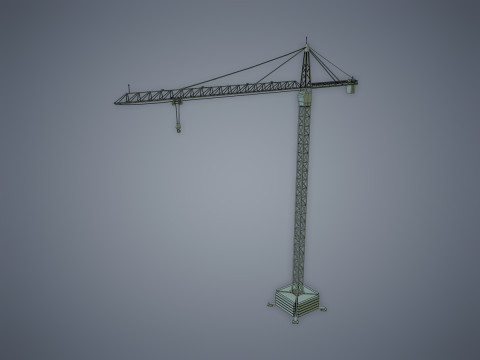 Tower Crane 3D मॉडल
