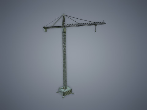 Tower Crane 3D मॉडल