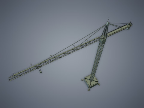 Tower Crane 3D मॉडल