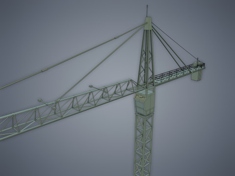Tower Crane 3D मॉडल