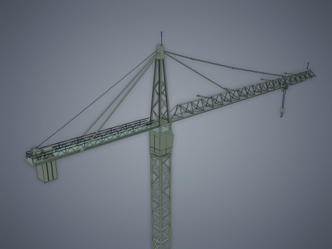 Tower Crane 3D मॉडल
