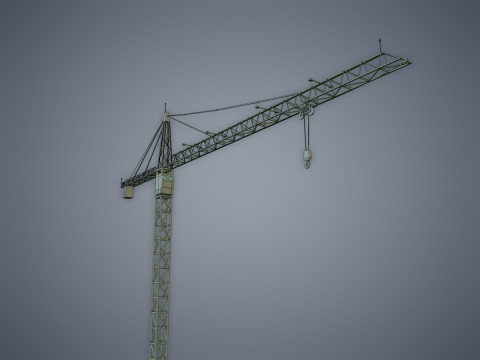 Tower Crane 3D मॉडल