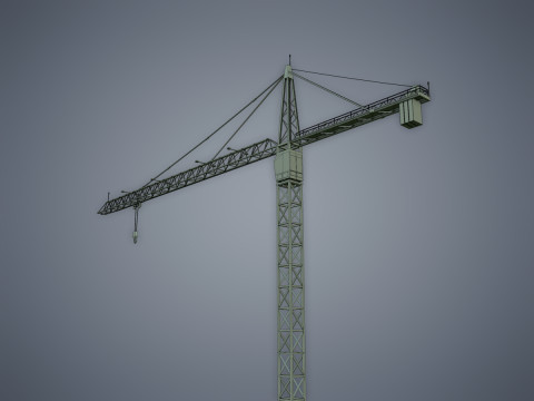 Tower Crane 3D मॉडल