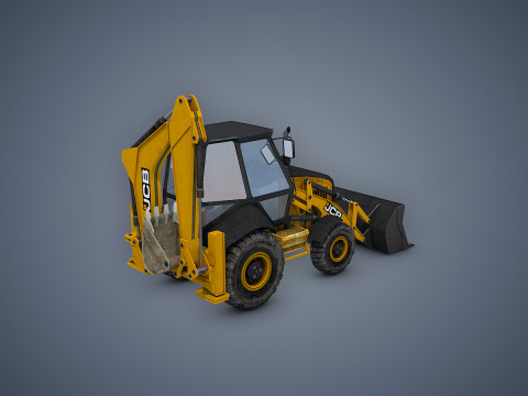 JCB Loader Backhoe Modèle 3D