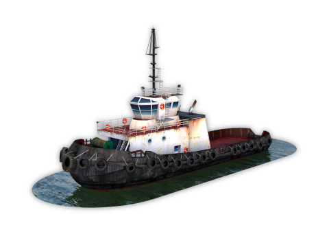 Tugboat Modelo 3D