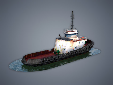 Tugboat 3D 模型