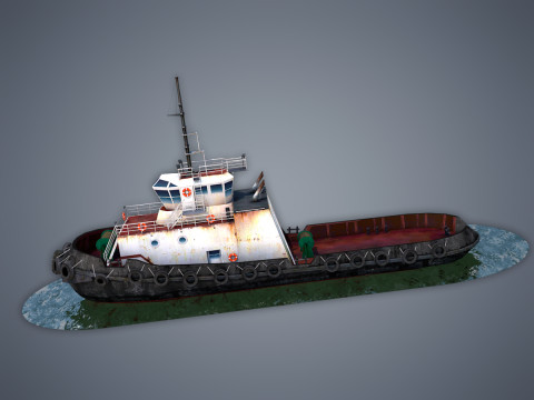 Tugboat 3D 模型