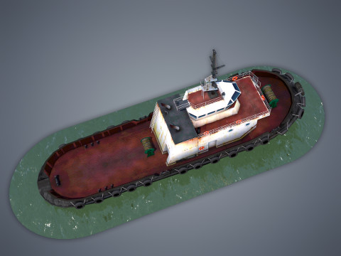 Tugboat 3D 模型