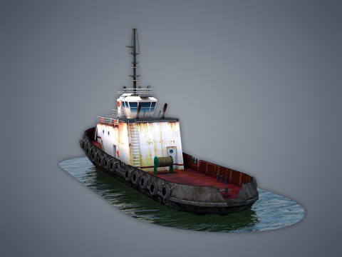 Tugboat 3D 模型