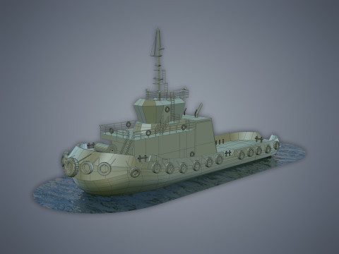 Tugboat 3D 模型