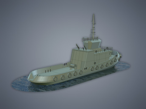 Tugboat 3D 模型