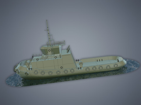 Tugboat 3D 模型