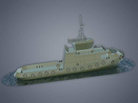 Tugboat 3D 模型