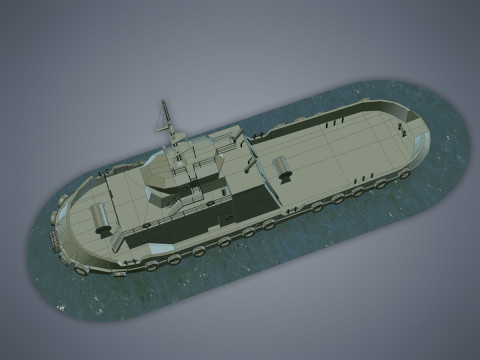Tugboat 3D 模型