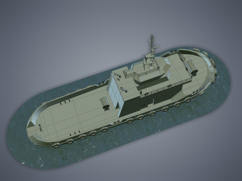 Tugboat 3D 模型