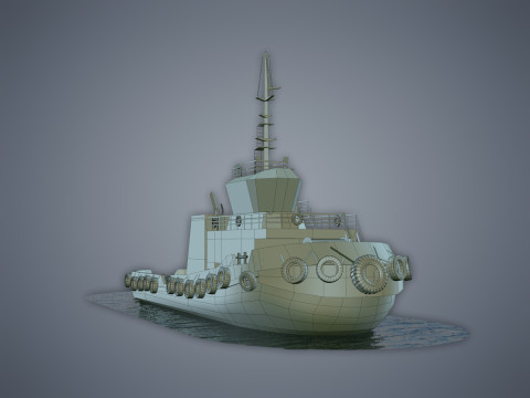 Tugboat 3D 模型