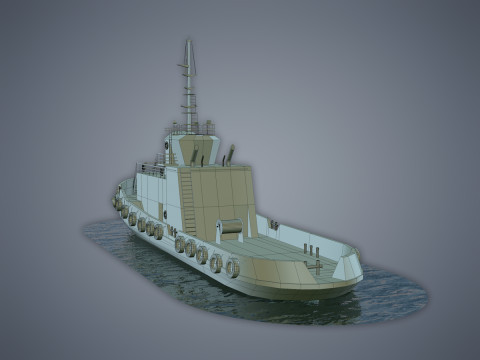Tugboat 3D 模型