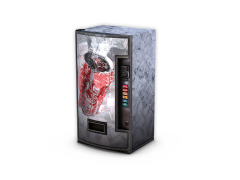 Vending Machine Coca-Cola 3D मॉडल