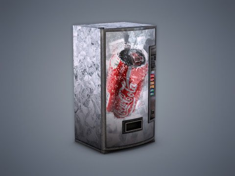 Vending Machine Coca-Cola 3Dモデル