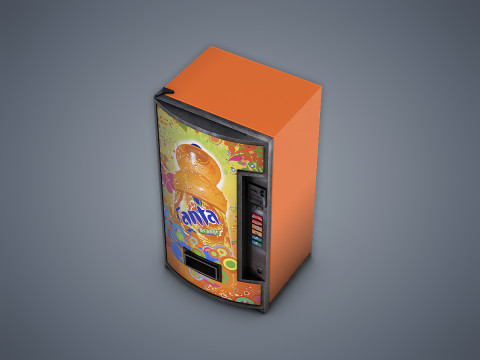 Vending Machine Fanta 3D Модель