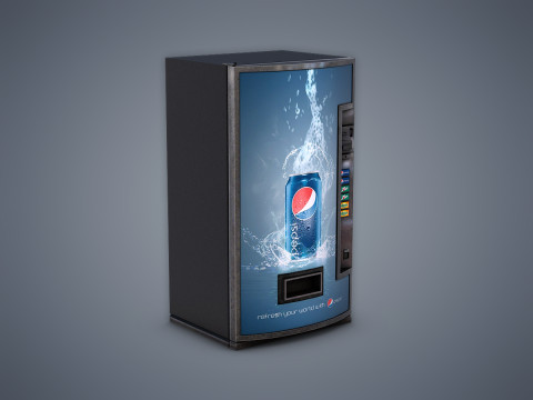 Vending Machine Pepsi 3D Model