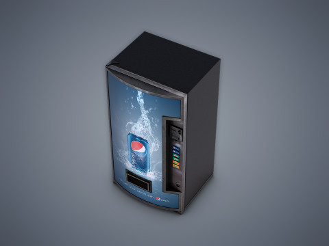 Vending Machine Pepsi 3D Model