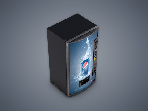 Vending Machine Pepsi 3D Model