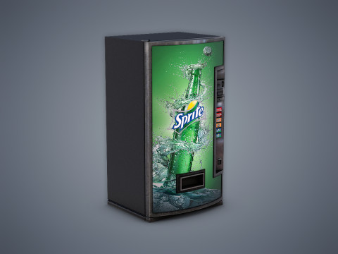 Vending Machine Sprite 3D Model
