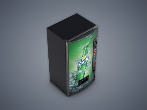 Vending Machine Sprite 3D Model