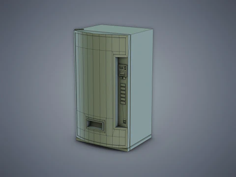 Vending Machine Sprite 3D Model
