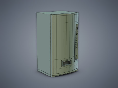 Vending Machine Sprite 3D Model