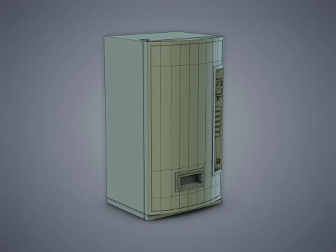 Vending Machine Sprite 3D Model