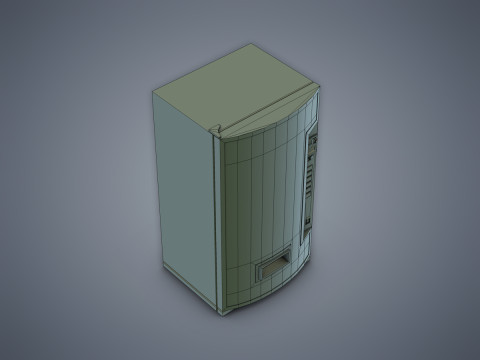 Vending Machine Sprite 3D Model
