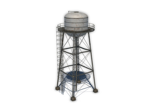 Water Tower 3Dモデル