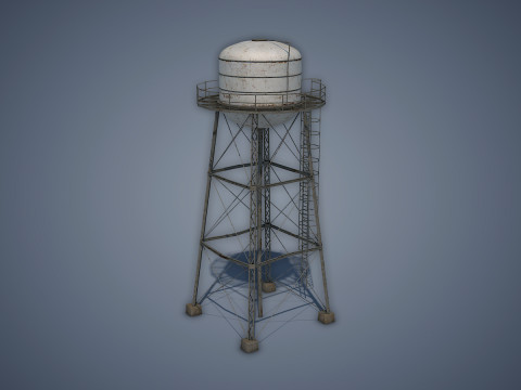 Water Tower 3D Модель