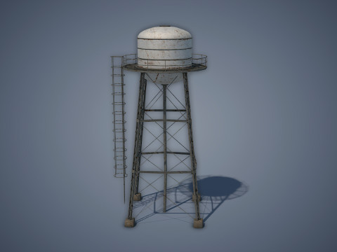 Water Tower 3D Модель