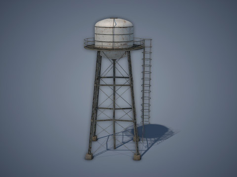 Water Tower 3D Модель