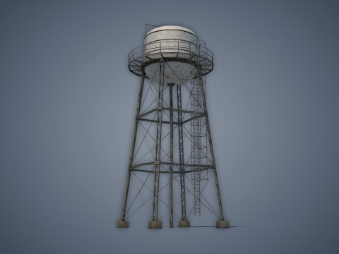 Water Tower 3D Модель