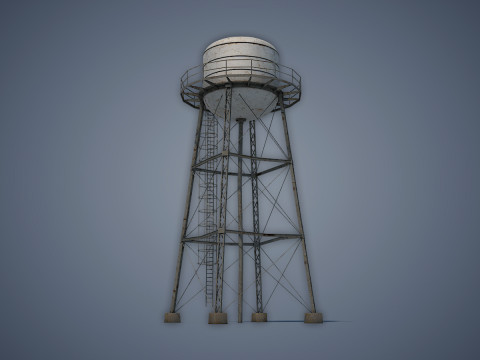 Water Tower 3D Модель