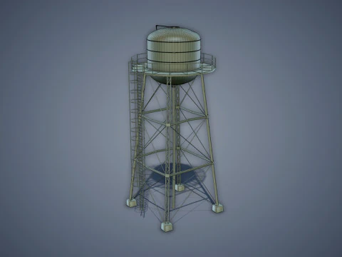 Torre dell'acqua Modello 3D